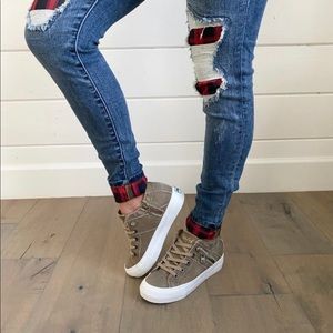 *BNWT* Sz 9/29 Judy Blue Plaid Jeans